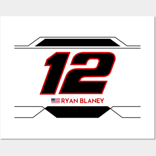 Ryan Blaney #12 2023 NASCAR Design Posters and Art